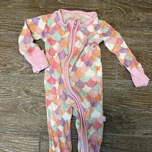 Little Sleepies - Mermaid Scales (0-3 mo)